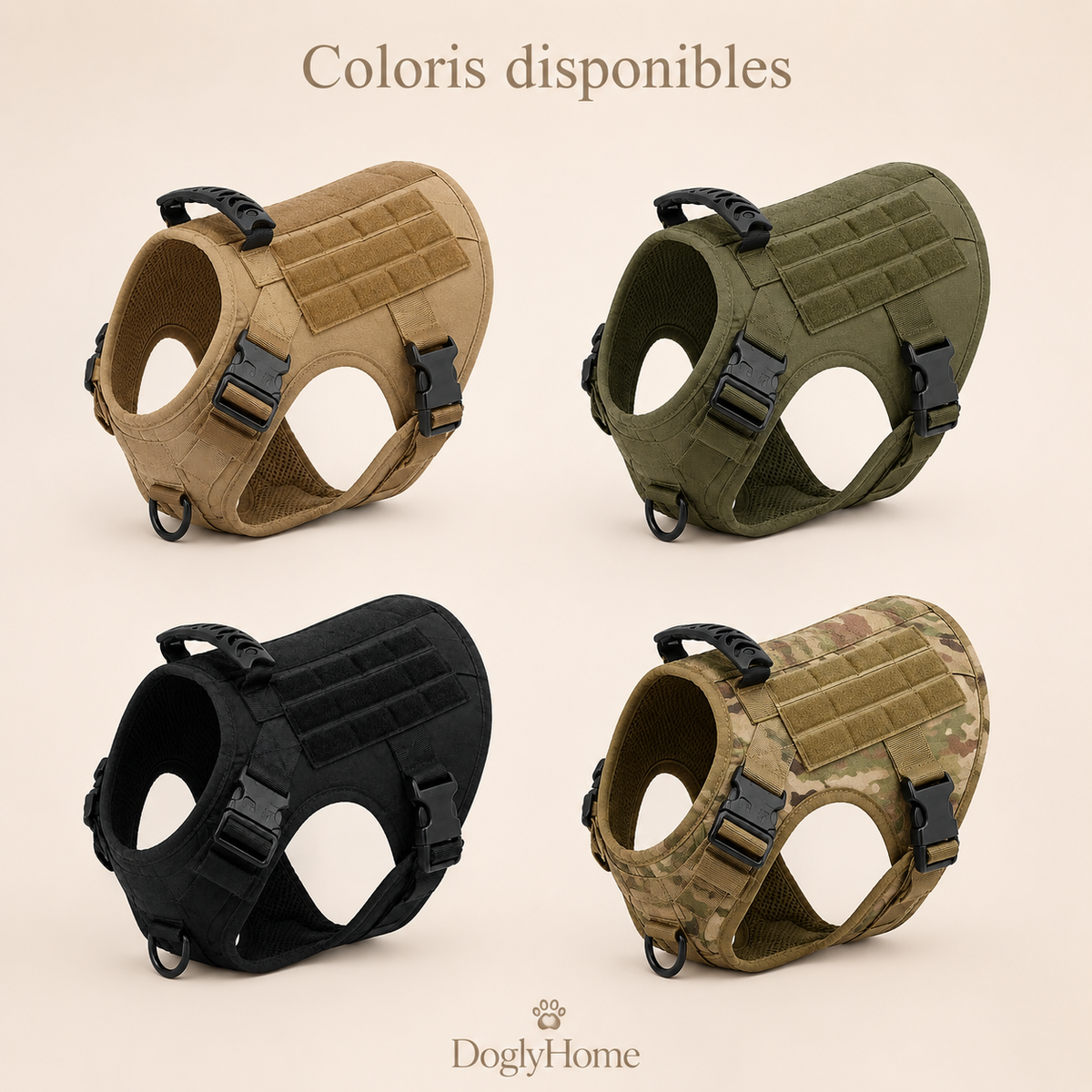 Harnais tactique anti-traction pour chien | DoglyHome – photo 7