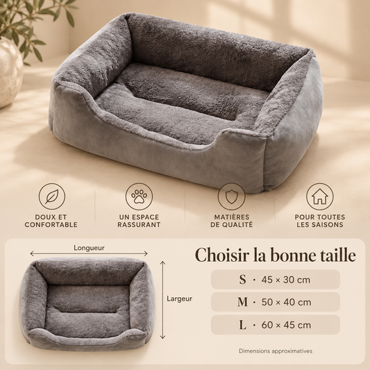 Guide des tailles panier douillet DoglyHome