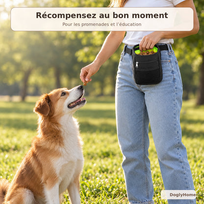 Pochette de dressage utilisée pour récompenser un chien