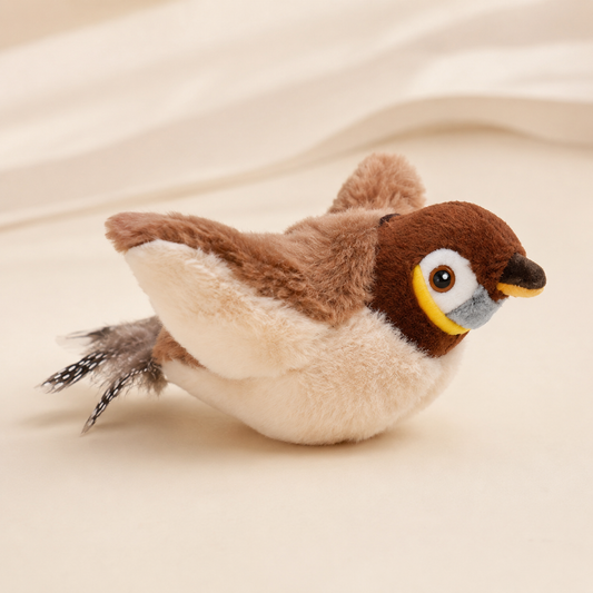 Oiseau interactif rechargeable DoglyHome pour chat – vue produit 2