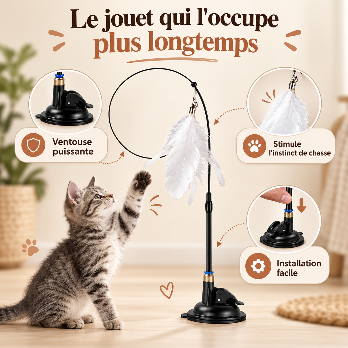 Jouet Auto-Interactif pour Chat DoglyHome