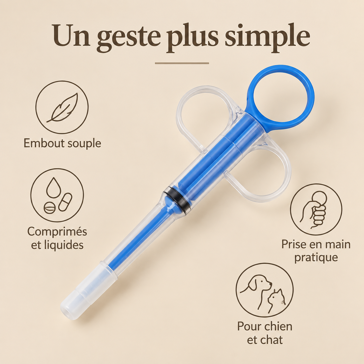 Applicateur de médicaments DoglyHome avantages et utilisation