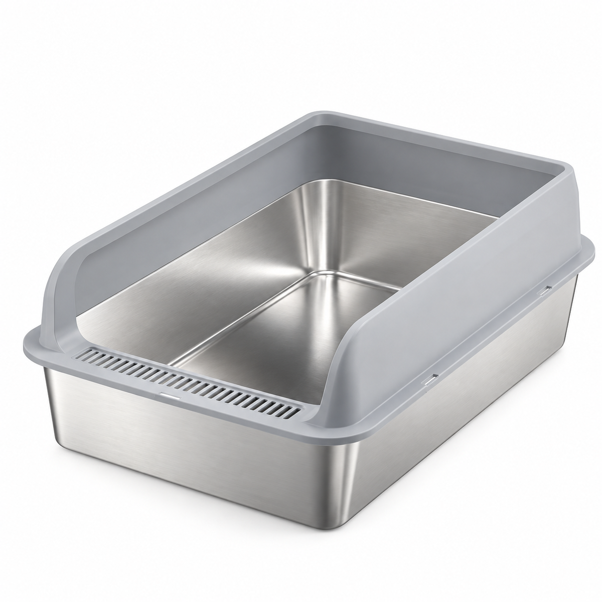 Bac à litière inox XXL pour chat DoglyHome