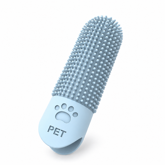 Brosse à dents doigt silicone pour chien et chat DoglyHome