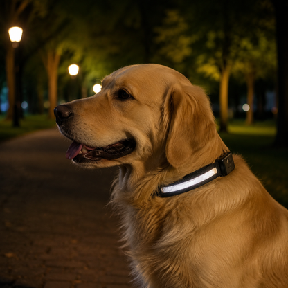 Collier Lumineux LED DoglyHome en situation premium