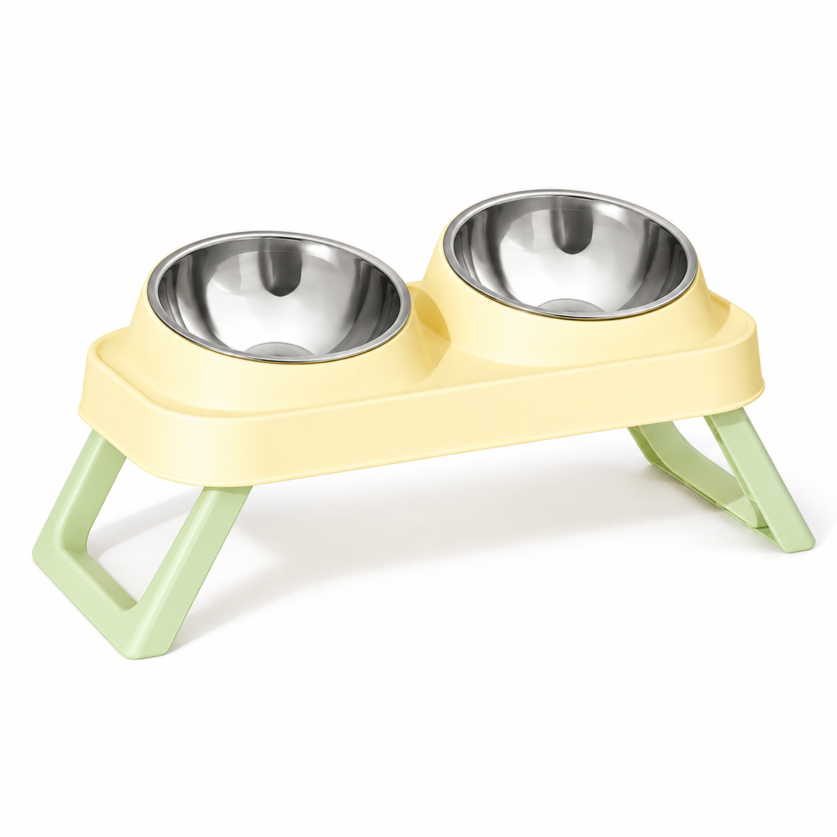Gamelle double inclinée 15 degrés pour chien et chat DoglyHome