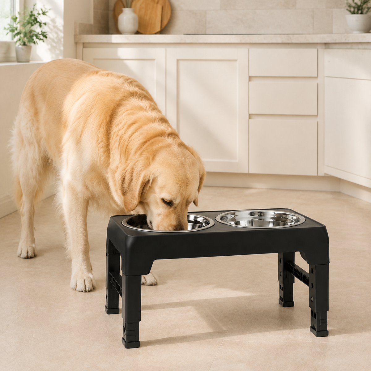 Utilisation de Gamelle Surélevée Réglable DoglyHome