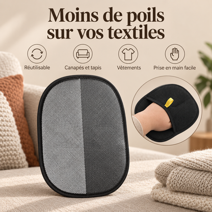 Gant anti-poils DoglyHome pour canapé et vêtements