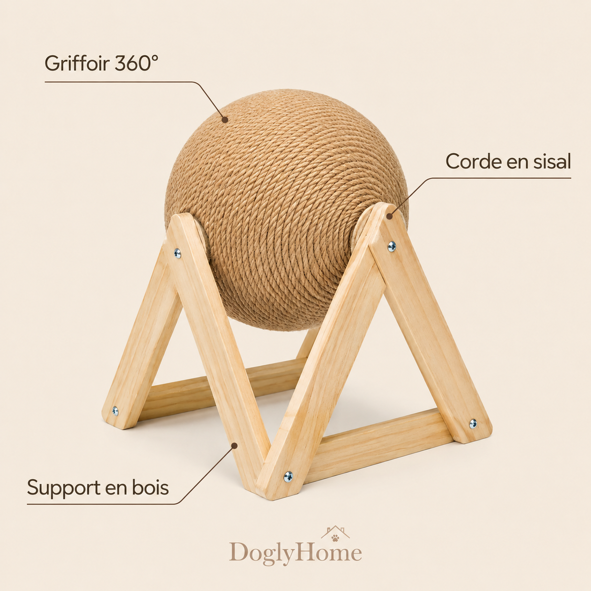Griffoir Sphérique 360° DoglyHome – photo 3