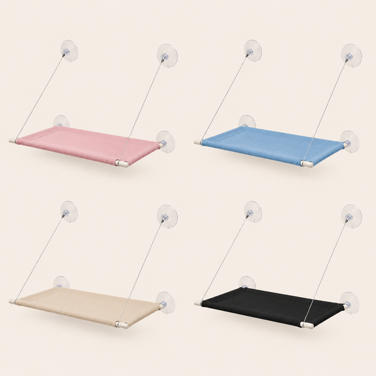 Coloris du Hamac de Fenêtre DoglyHome sur fond beige