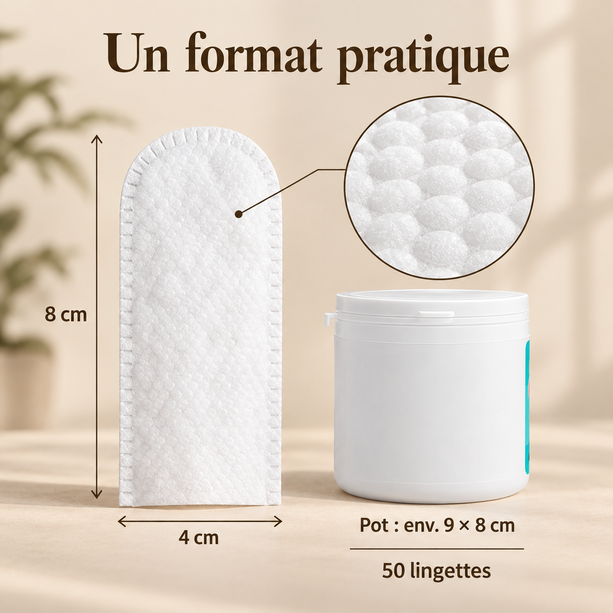 Format pratique des lingettes auriculaires DoglyHome
