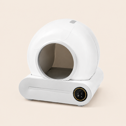 Litière Autonettoyante Premium DoglyHome sur fond beige premium