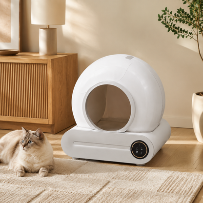 Litière Autonettoyante Premium DoglyHome en situation premium