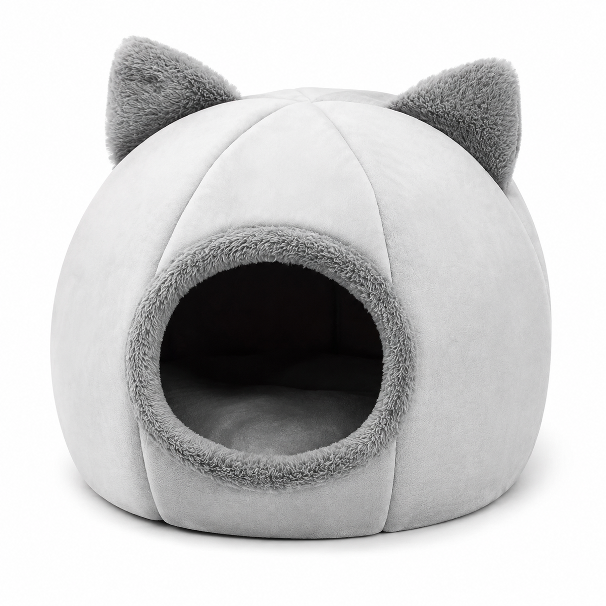 Maison Douillette CatCocoon grise DoglyHome sur fond blanc