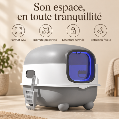 Maison de toilette fermée DoglyHome intimité et propreté