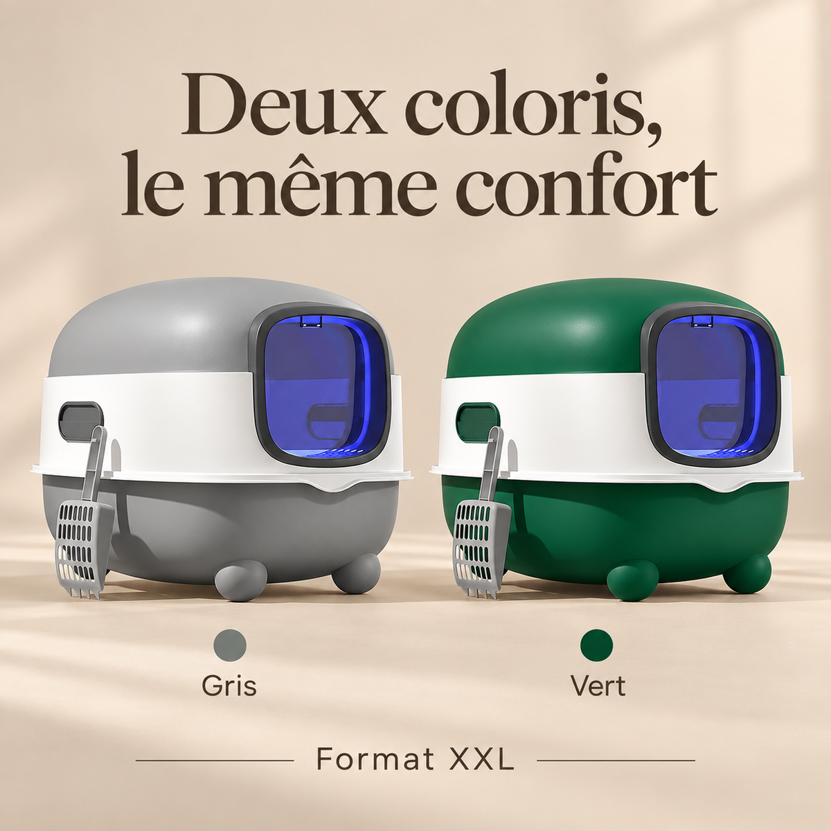 Coloris de la maison de toilette XXL DoglyHome