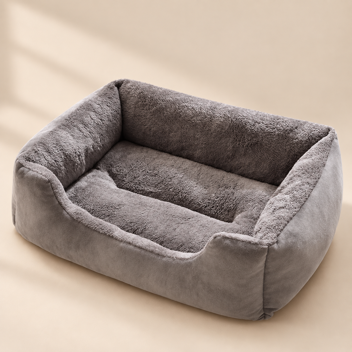 Panier gris confortable pour chien et chat DoglyHome