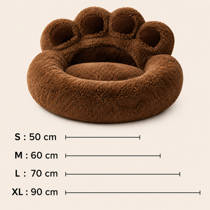 Dimensions de Panier Fluffy Patte Géante DoglyHome