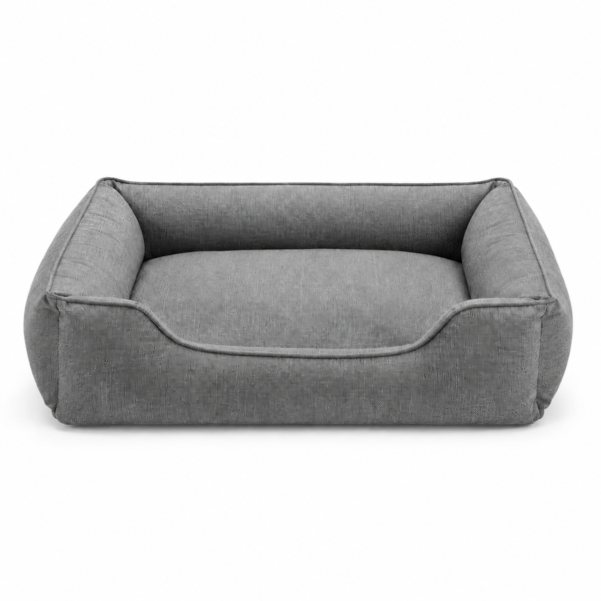 Panier Relax Premium gris DoglyHome sur fond blanc