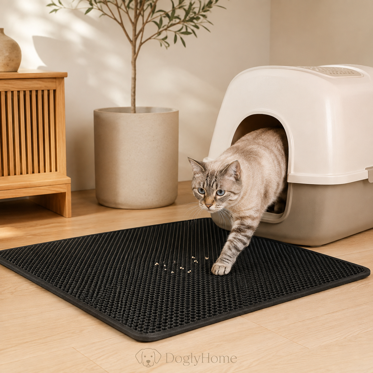 Tapis Anti-Litière DoubleCouche DoglyHome – photo 4