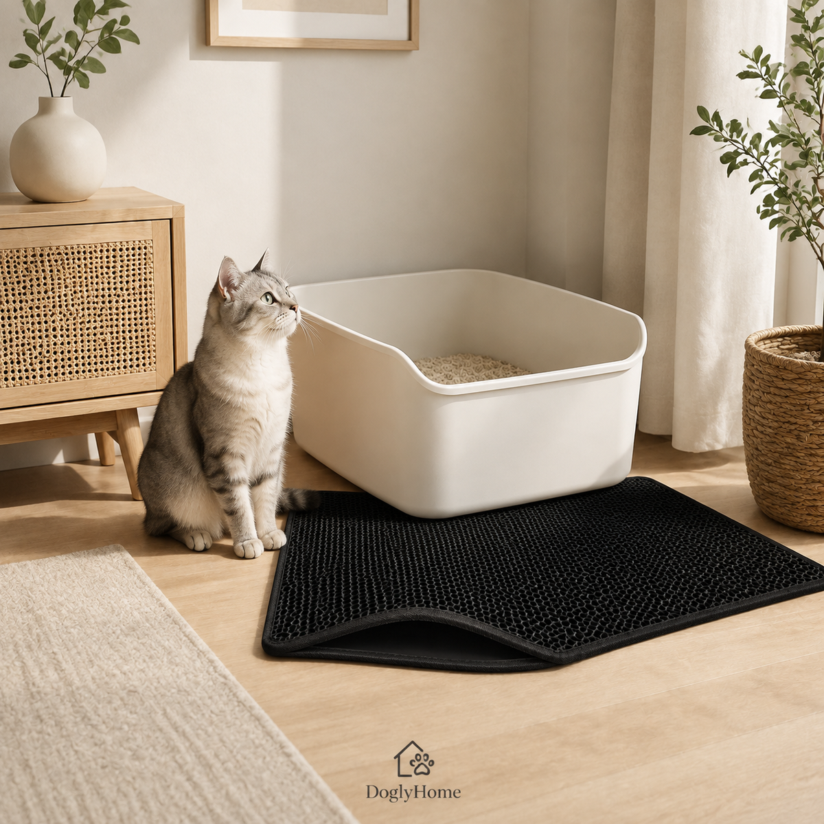 Tapis Anti-Litière DoubleCouche DoglyHome – photo 6